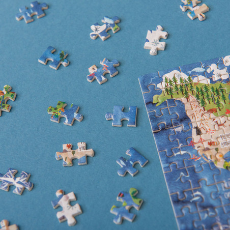 Discover the world micropuzzle 150 pcs
