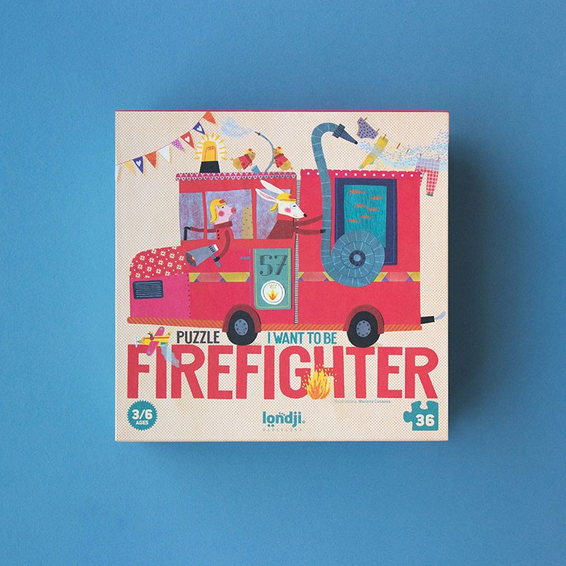I want to be... firefighter puzzle