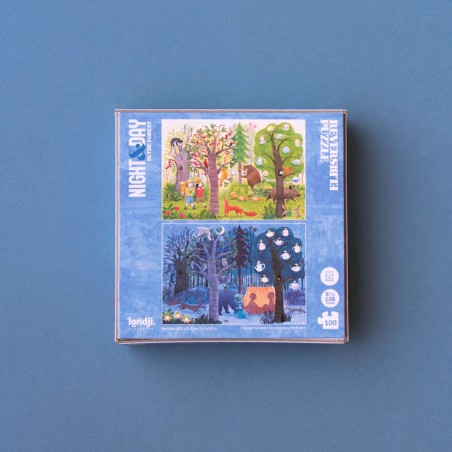 Night and day in the forest pocket puzzle