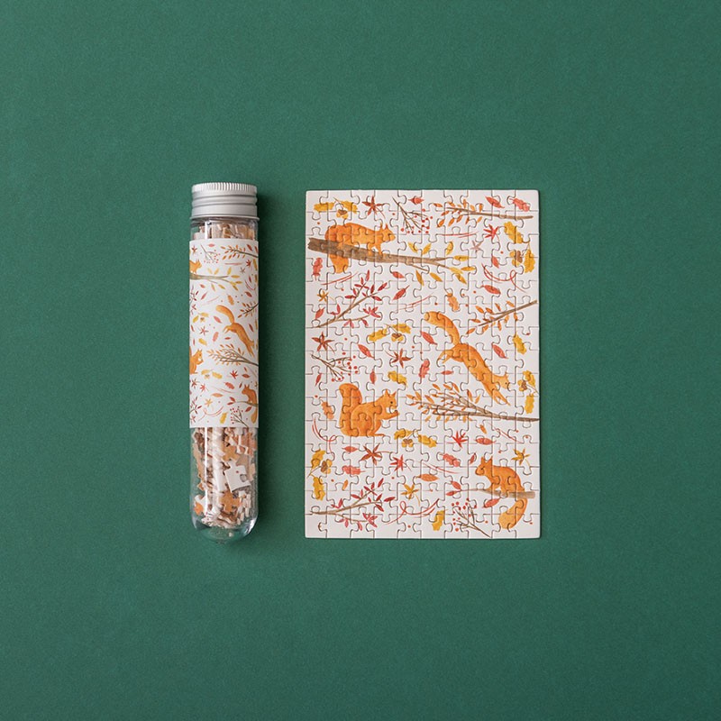 Tube MicroPuzzle - SQUIRRELS