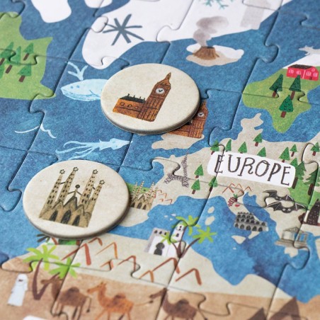 Puzzle - DISCOVER THE WORLD